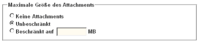 Foren: Dialogfenster maximale Attachmentgröße